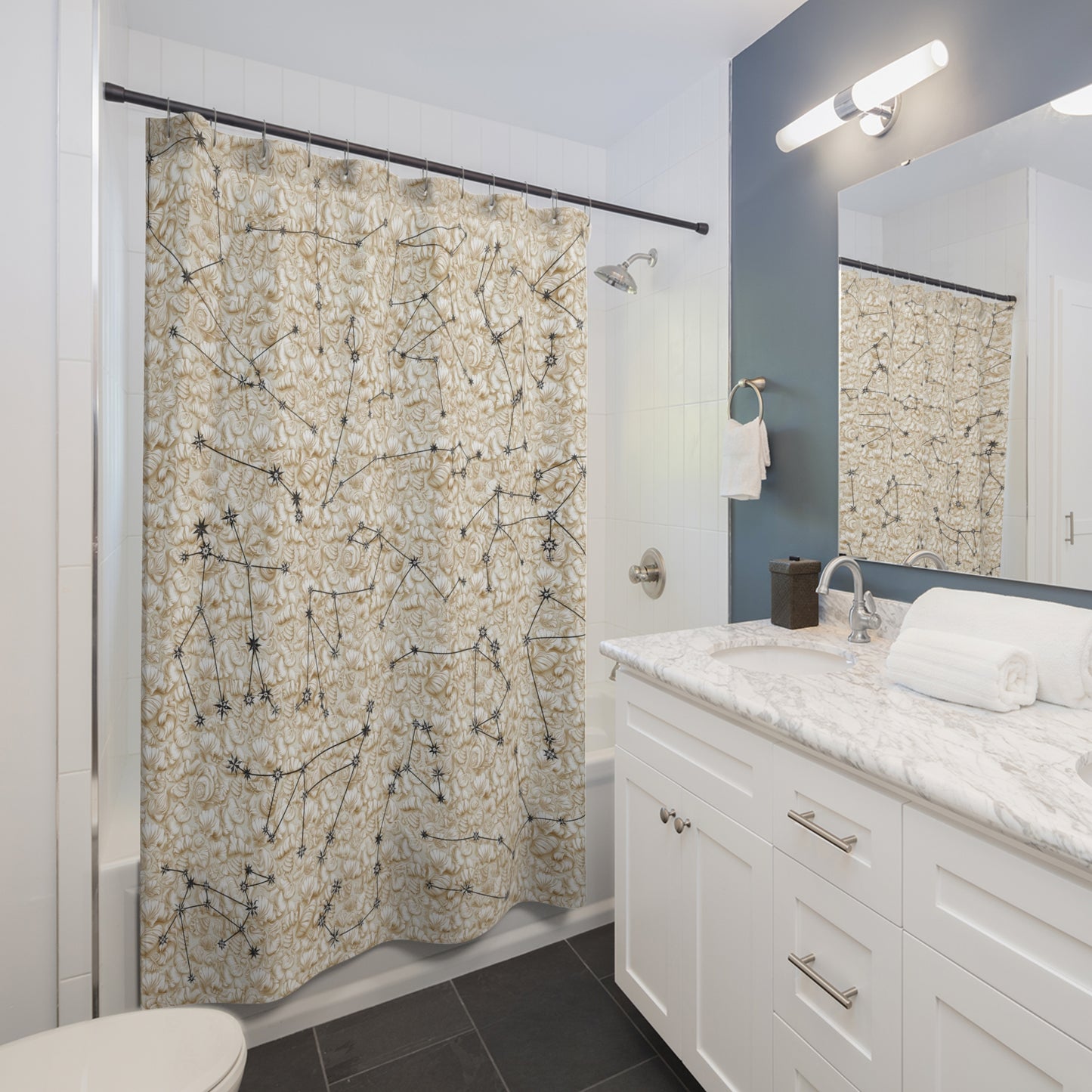 Shower Curtains - Zodiac Shells