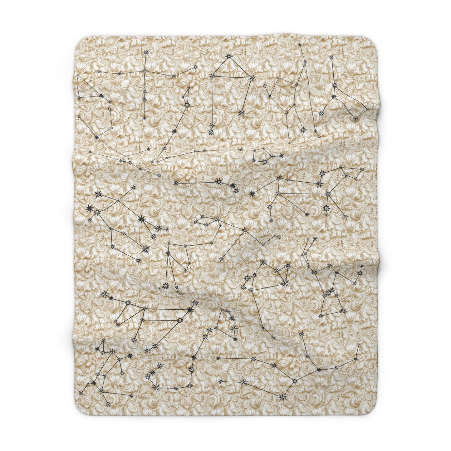 Sherpa Fleece Blanket - Zodiac Shells
