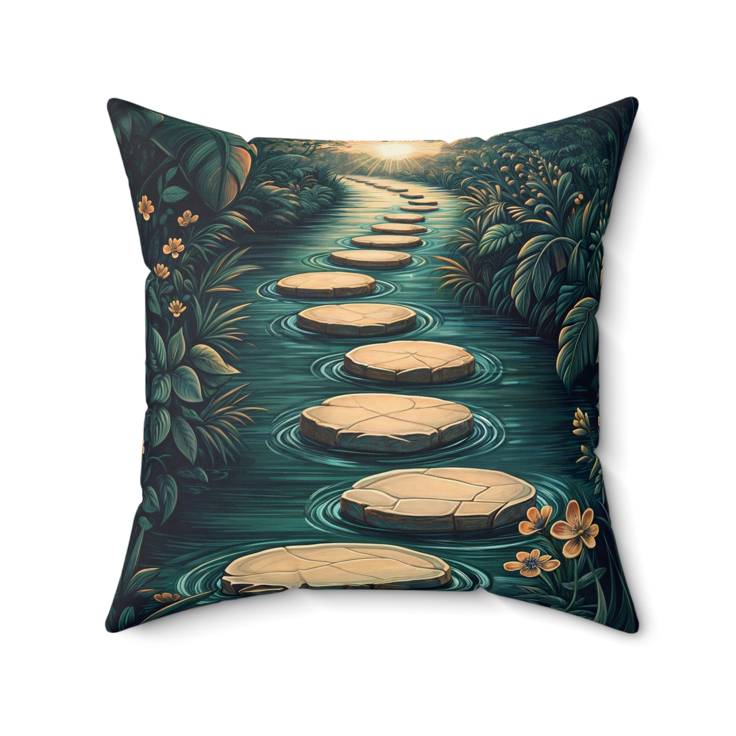Square Pillow - Meditation 1 - Variant B