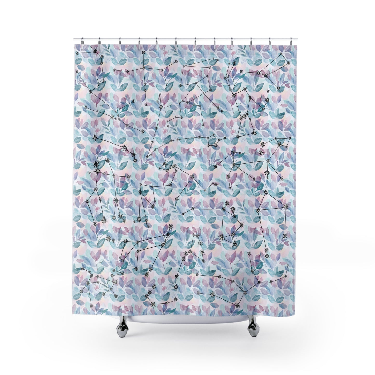 Shower Curtains - Zodiac Leaves