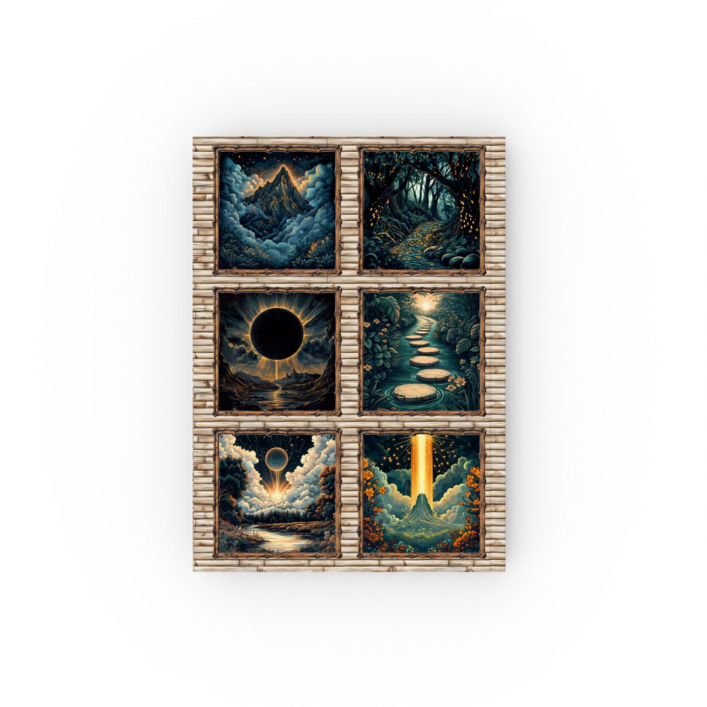 Hard Backed Journal - Meditation 1 - Wood