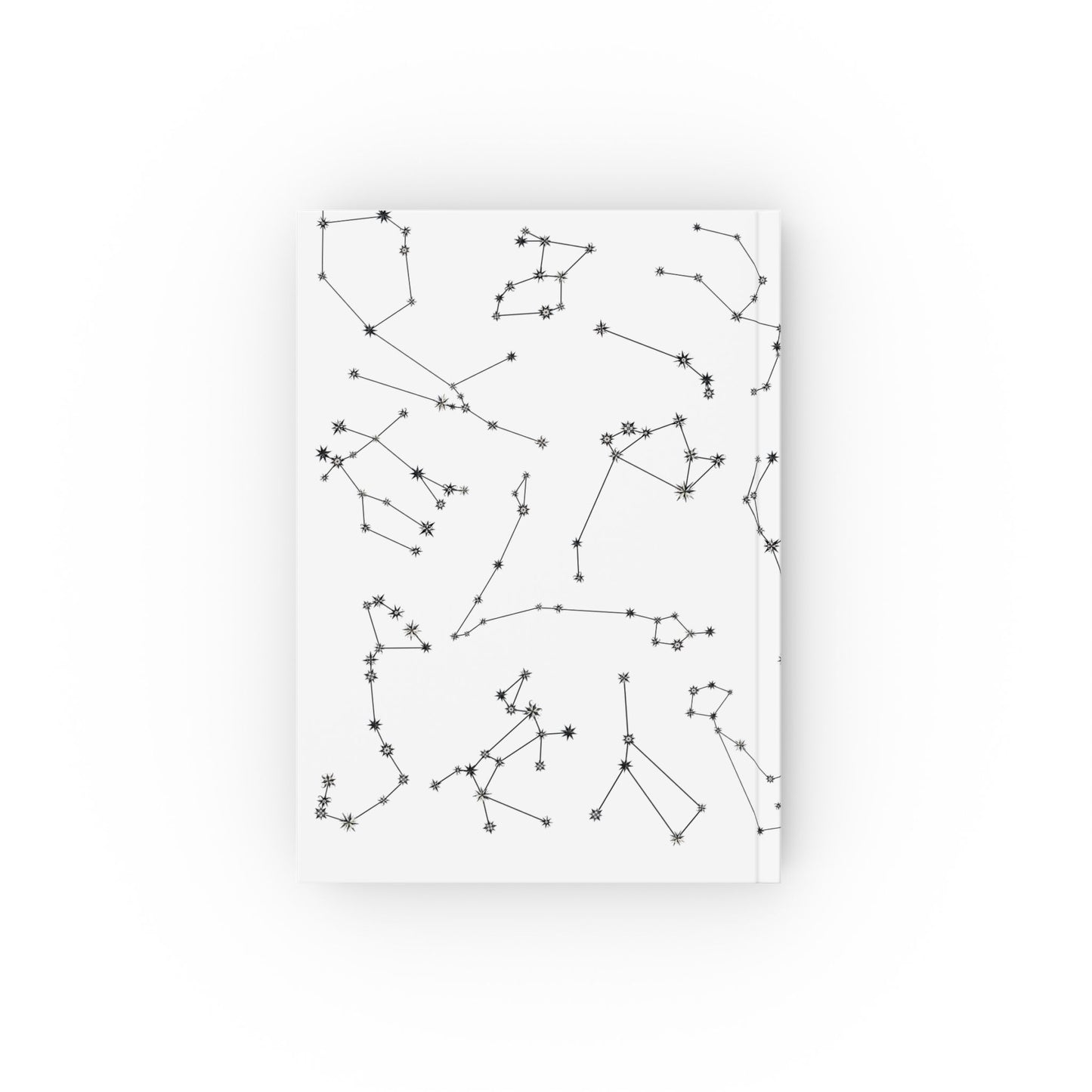 Hard Backed Journal - Zodiac White