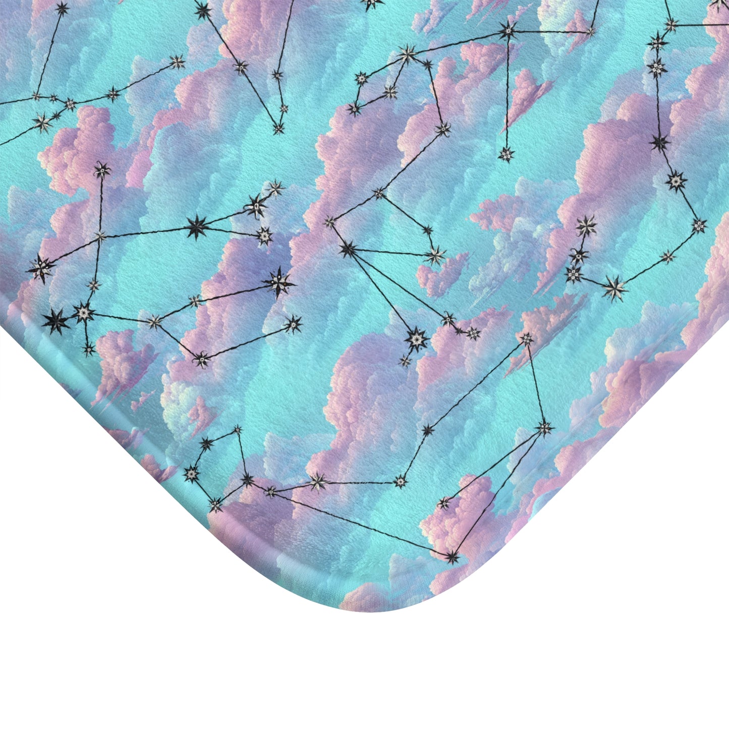 Bath Mat - Zodiac Clouds