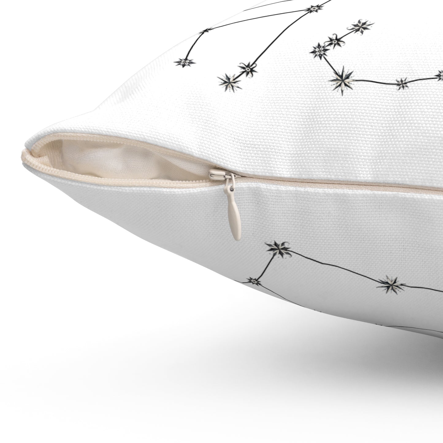 Square Pillow - Zodiac White