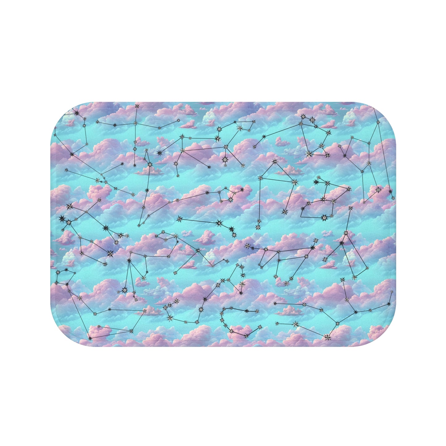 Bath Mat - Zodiac Clouds
