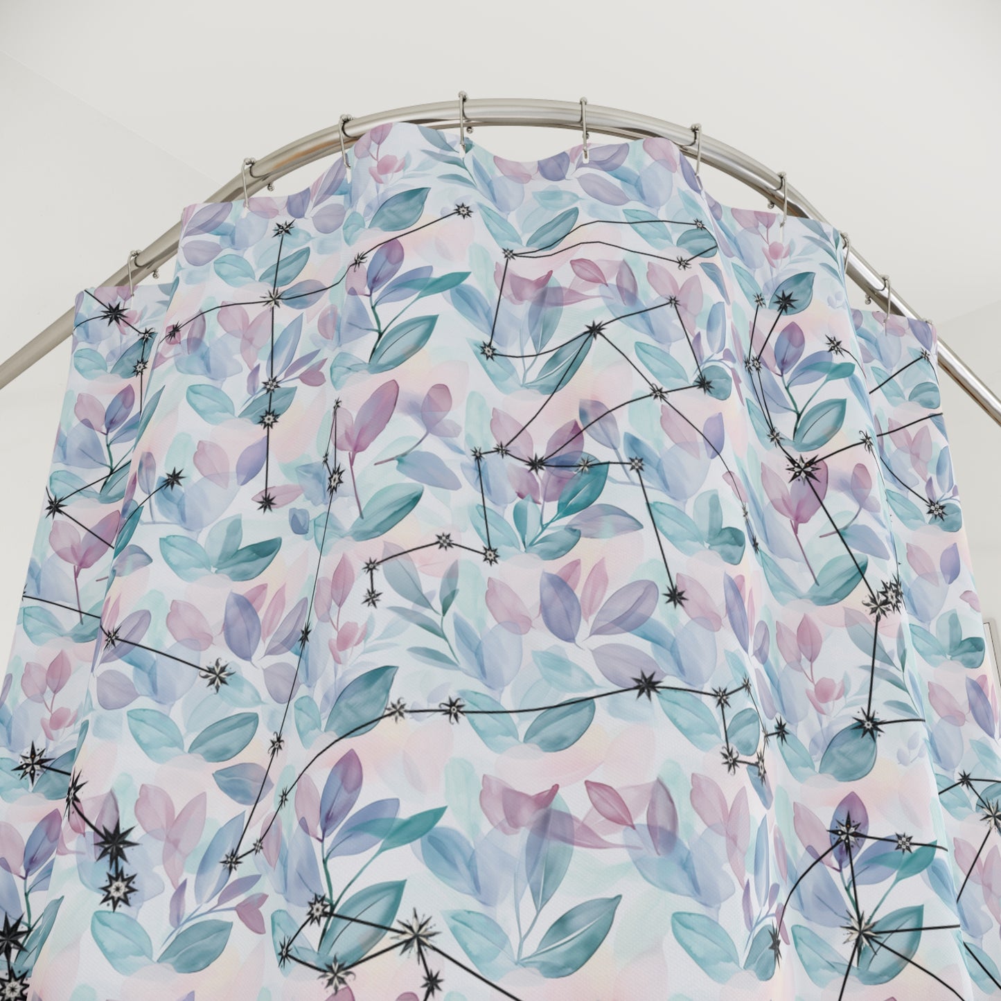 Shower Curtains - Zodiac Leaves