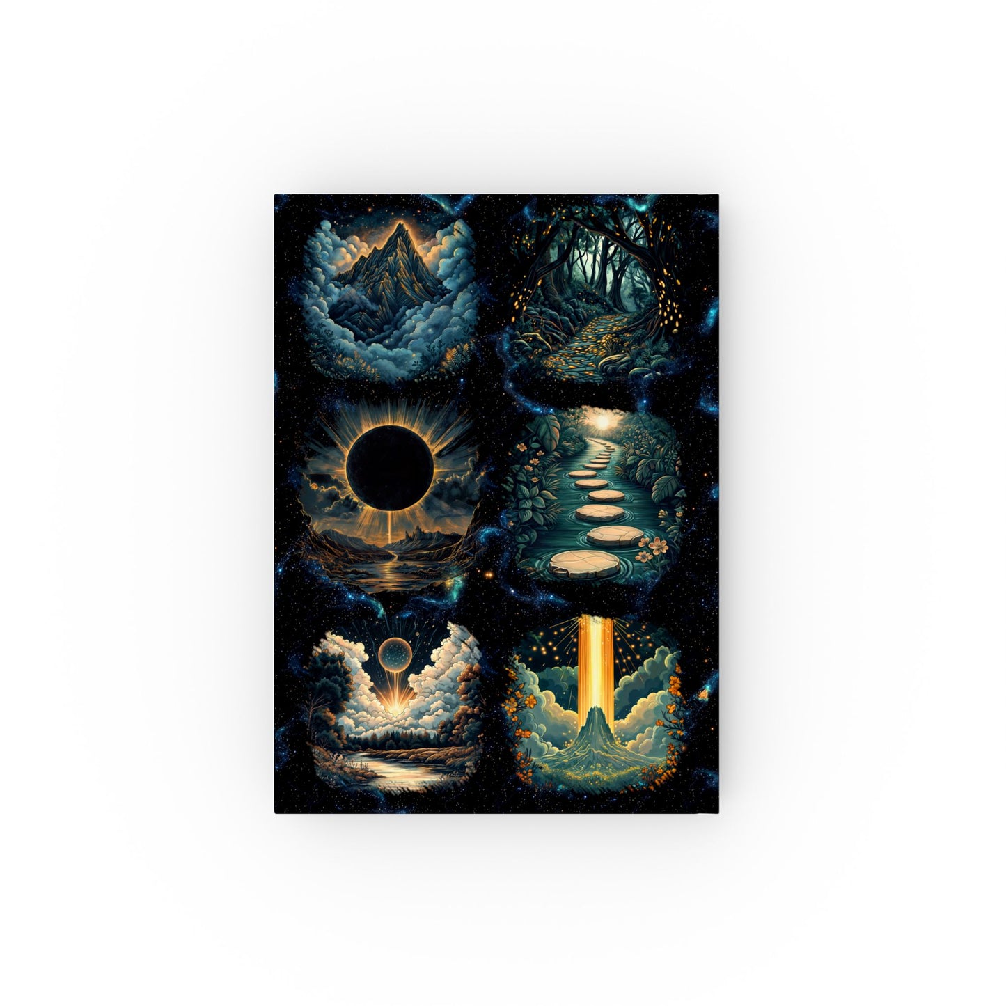 Hard Backed Journal - Meditation 1 - Galaxies