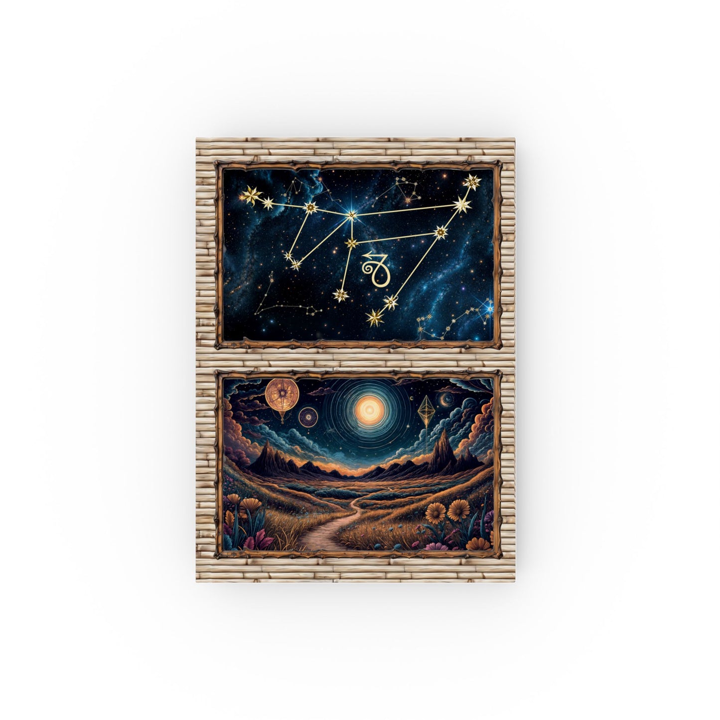 Hard Backed Journal - Meditation 1 - Wood