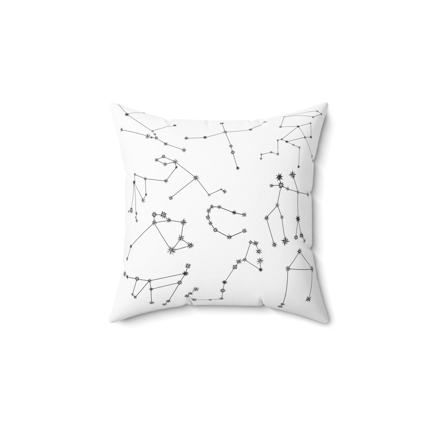 Square Pillow - Zodiac White