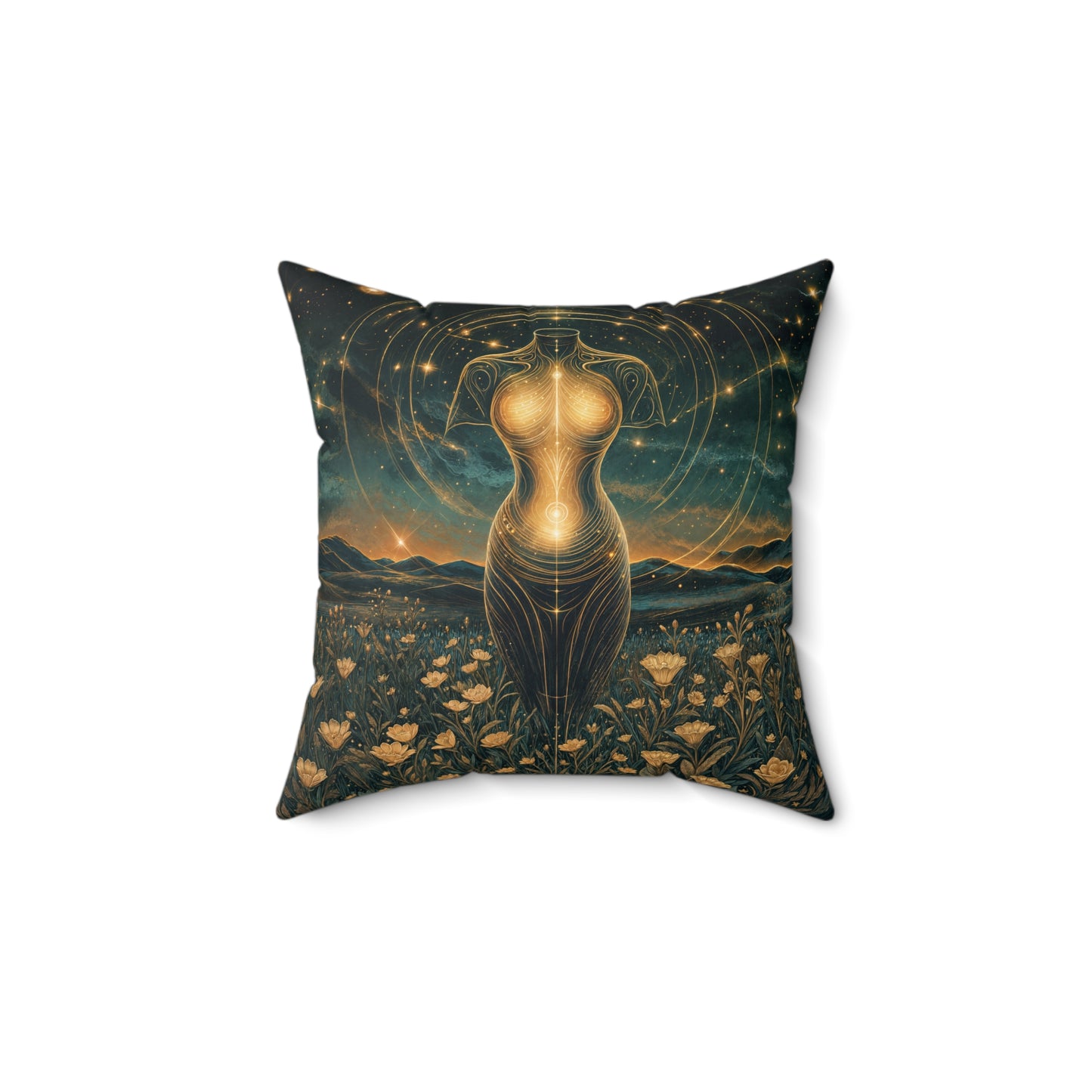 Square Pillow - Meditation 2 - Variant B