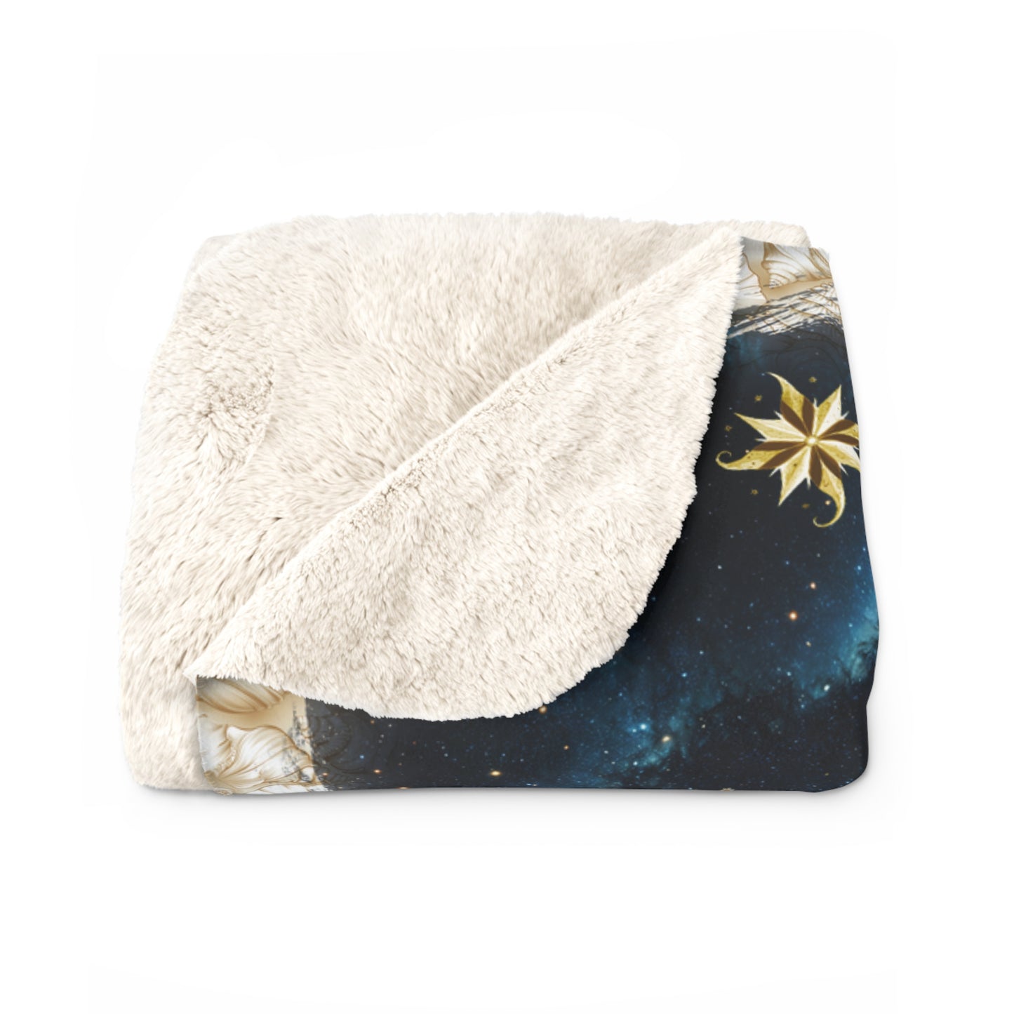 Sherpa Fleece Blanket - Meditation 3 - Shells