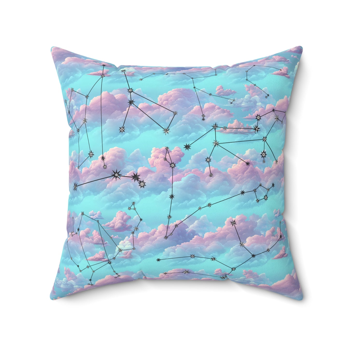 Square Pillow - Zodiac Clouds