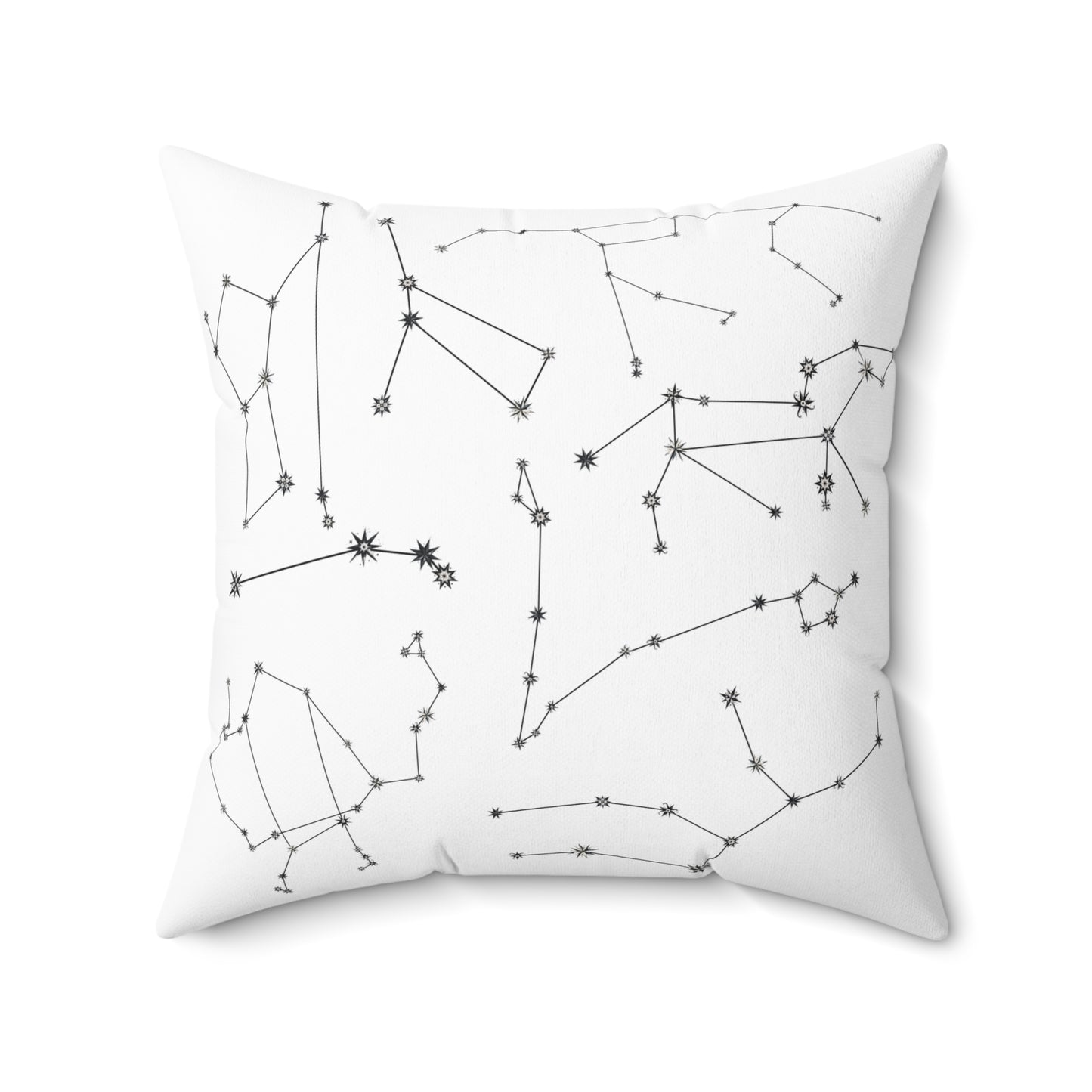 Square Pillow - Zodiac White