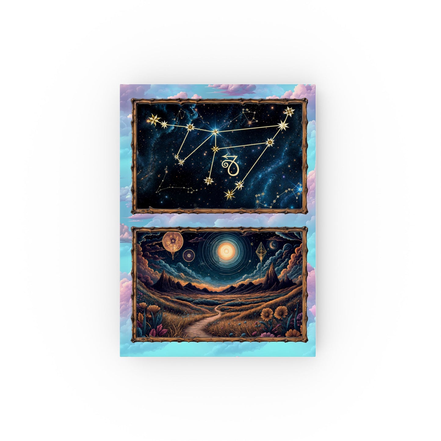 Hard Backed Journal - Meditation 1 - Clouds