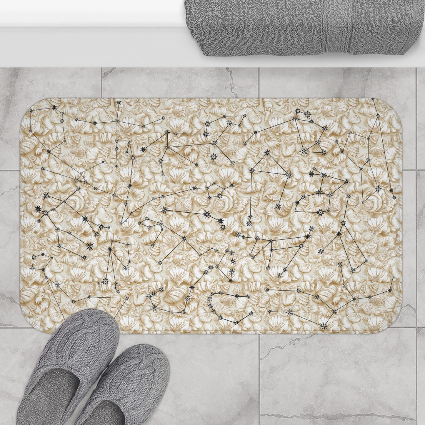 Bath Mat - Zodiac Shells