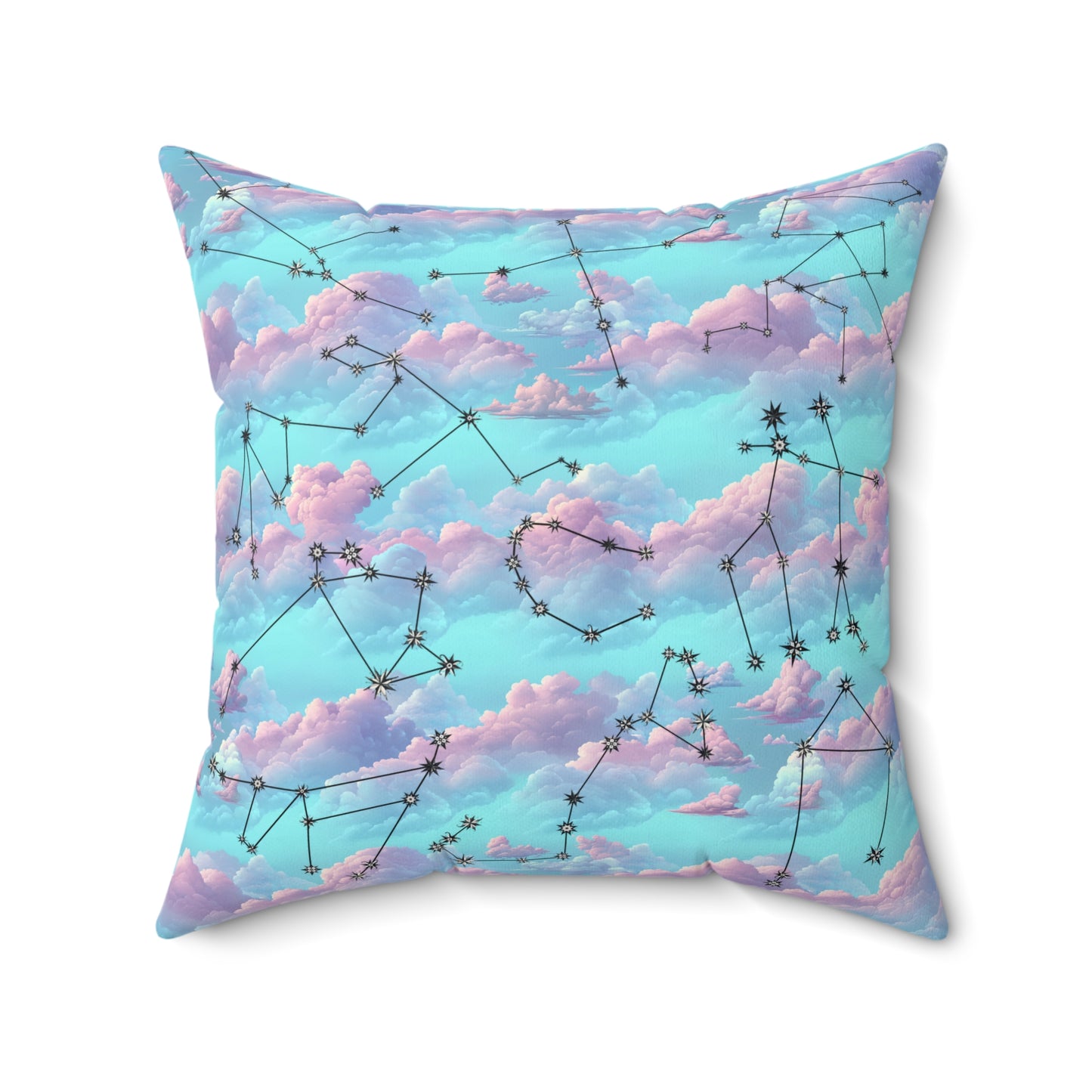 Square Pillow - Zodiac Clouds