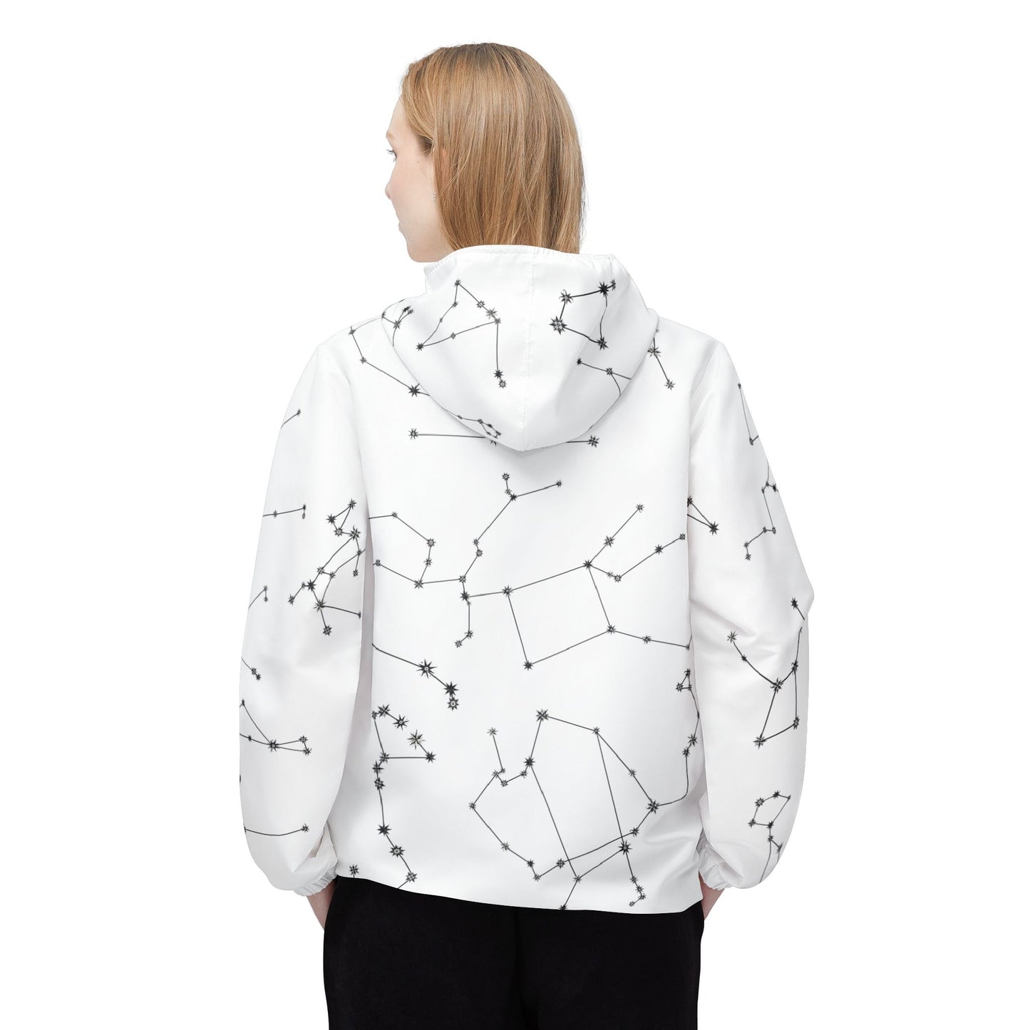 Windbreaker Jacket - Zodiac - White