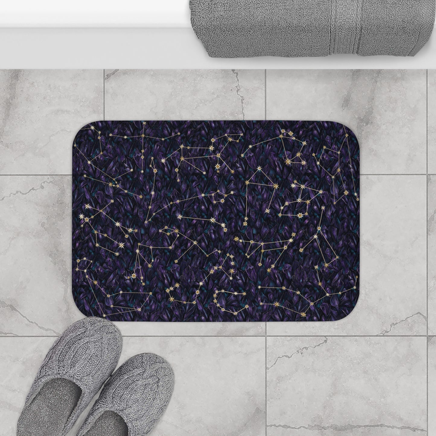 Bath Mat - Zodiac Crystals