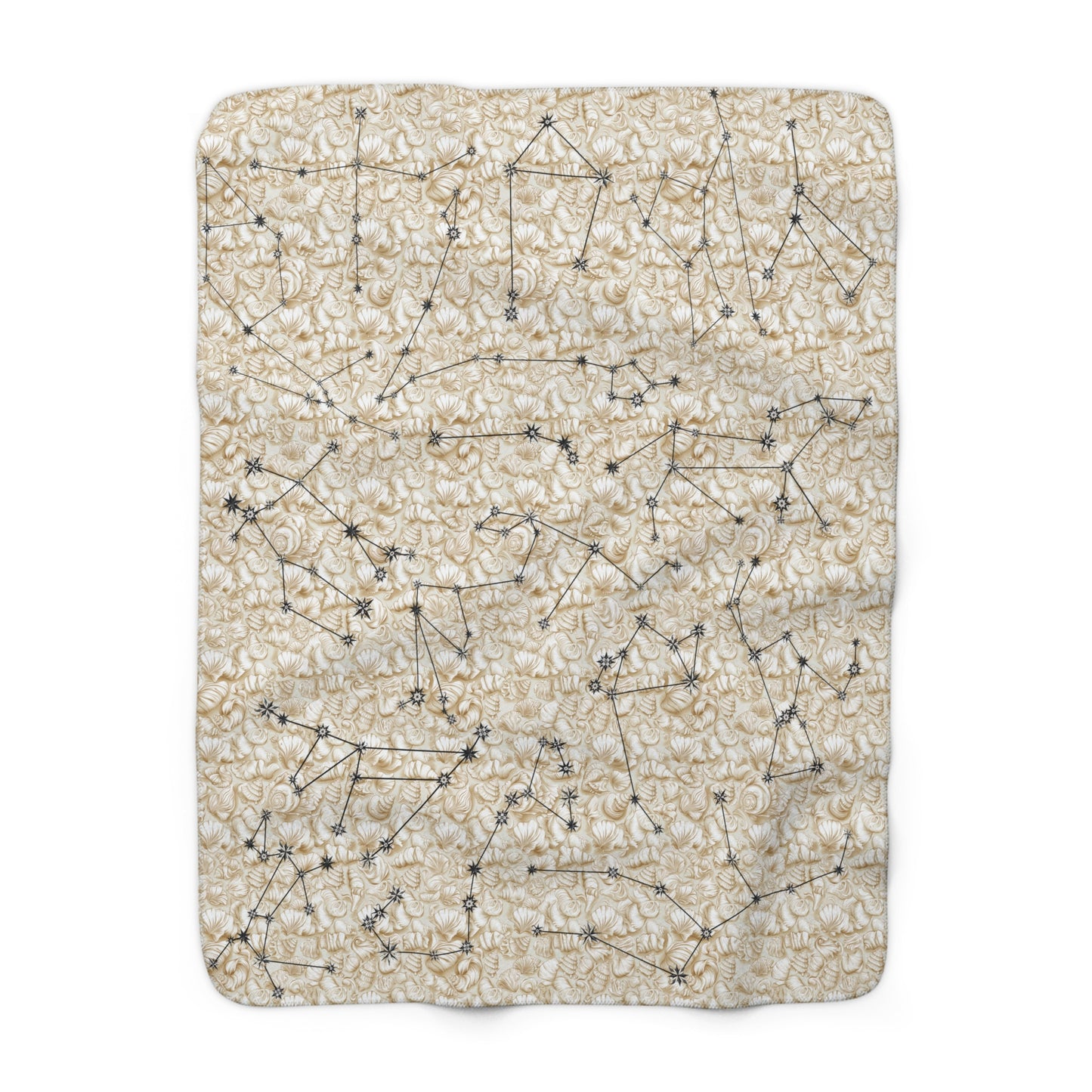 Sherpa Fleece Blanket - Zodiac Shells