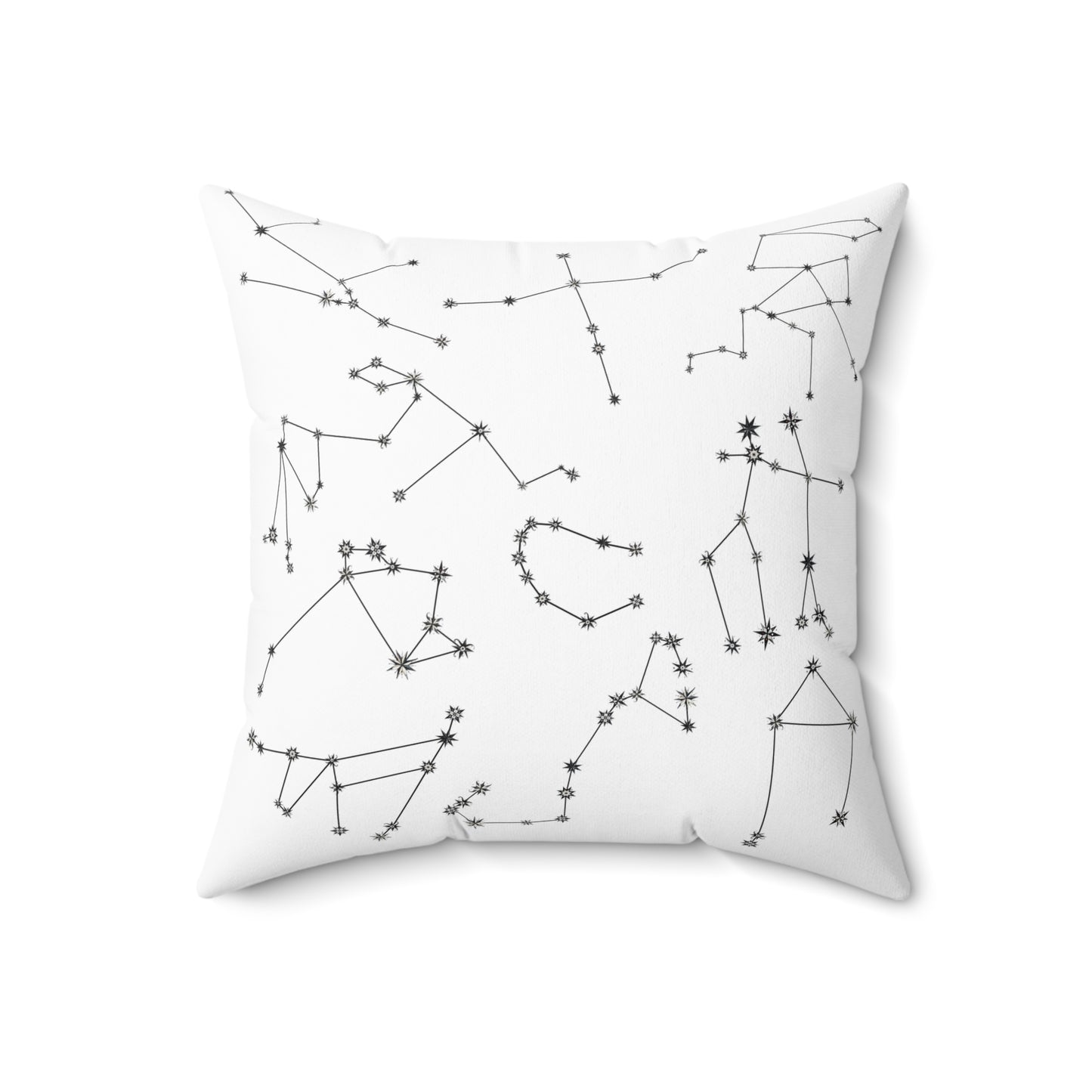 Square Pillow - Zodiac White