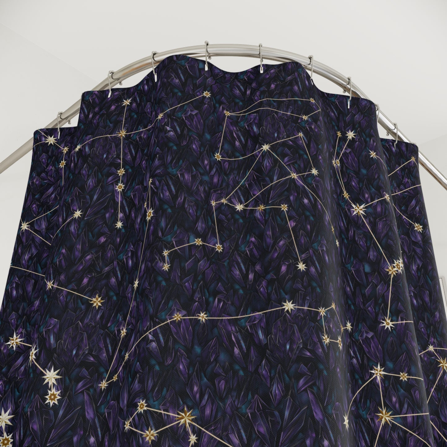 Shower Curtains - Zodiac Crystals