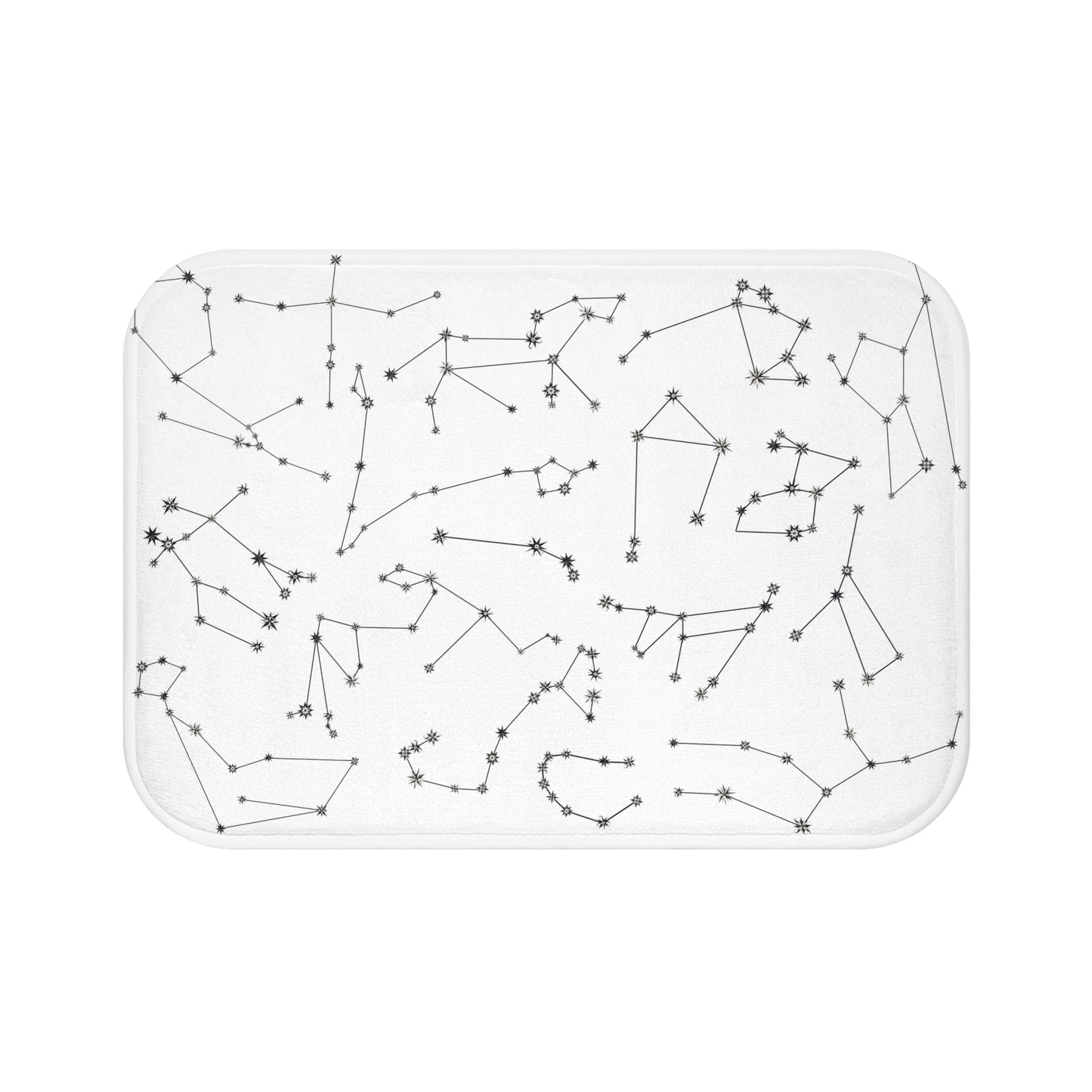 Bath Mat - Zodiac White