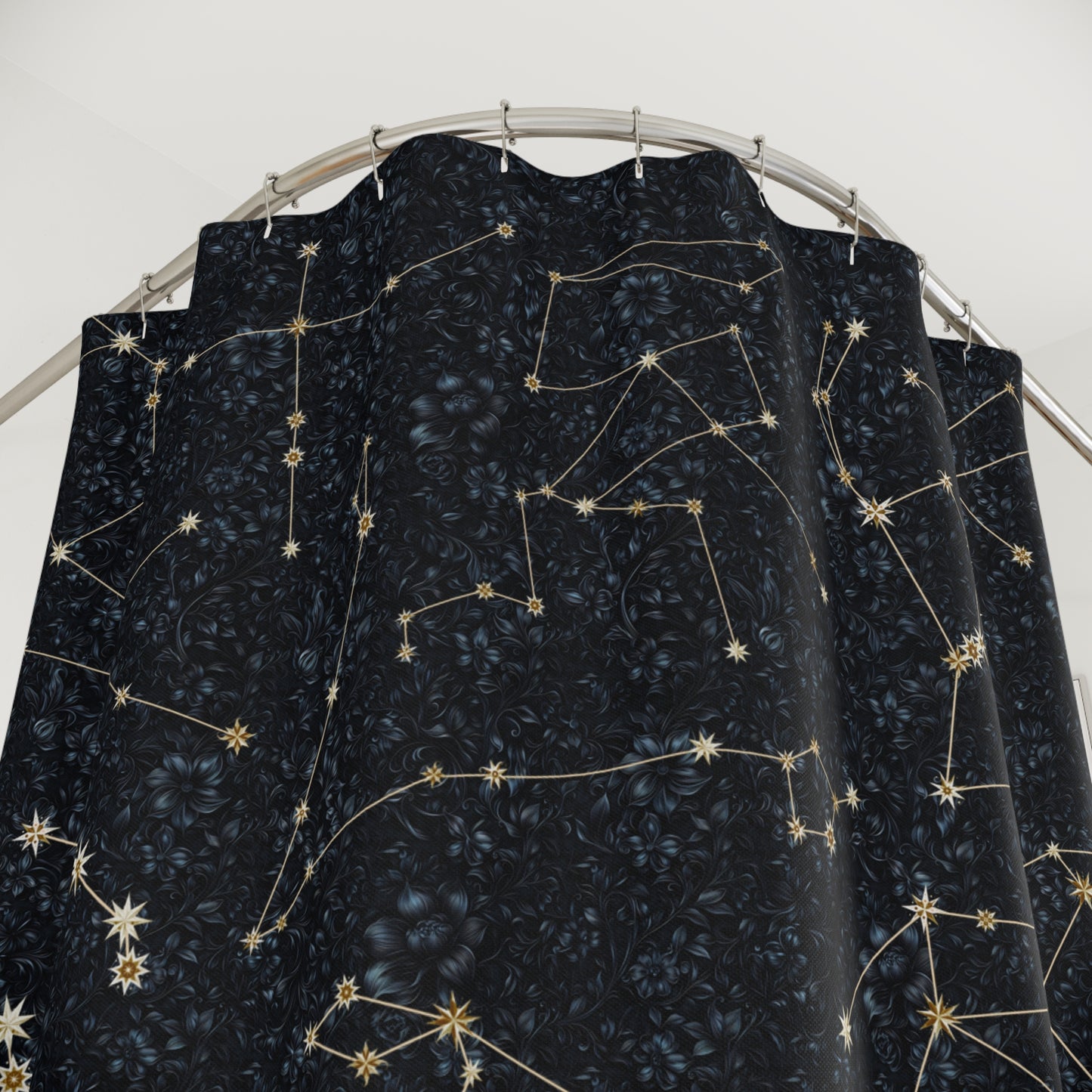 Shower Curtains - Zodiac Flowers