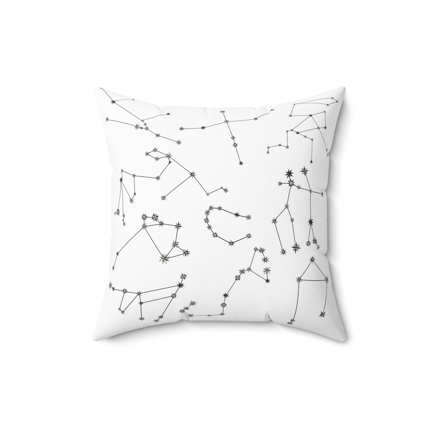 Square Pillow - Zodiac White