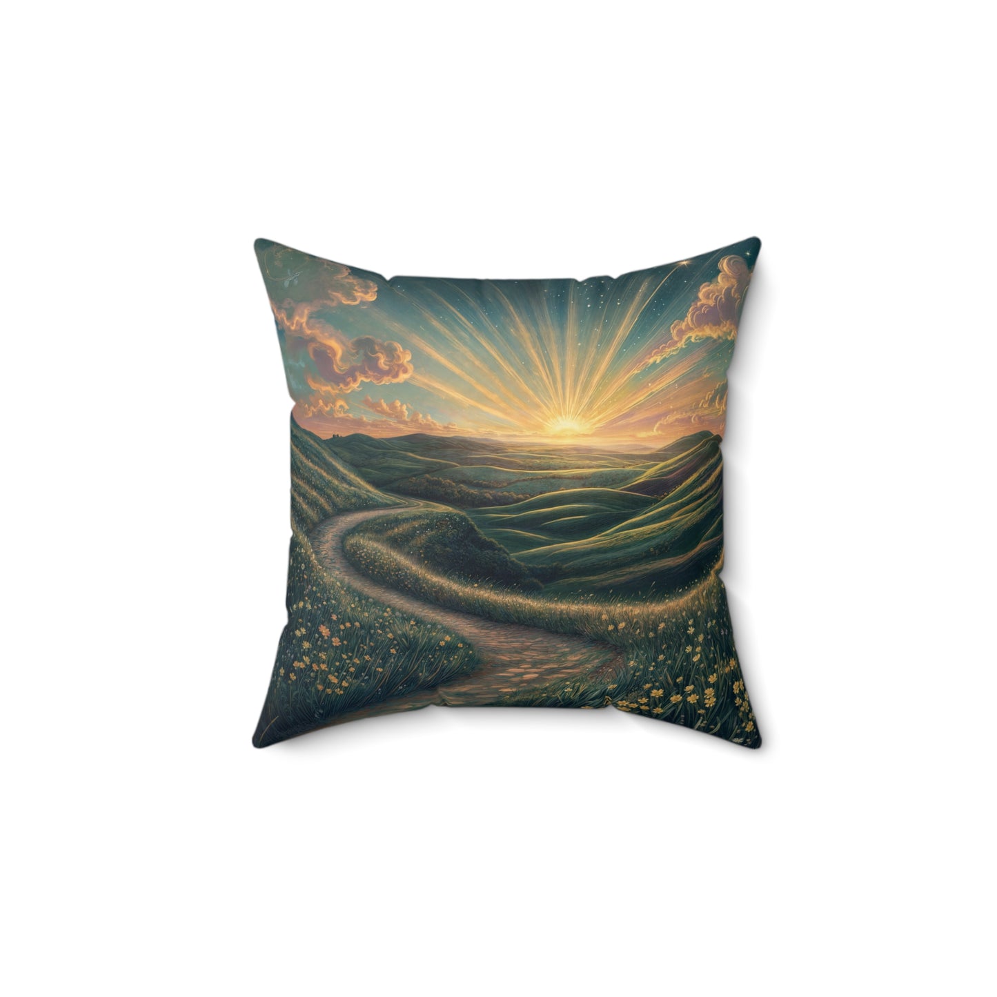 Square Pillow - Meditation 2 - Variant C