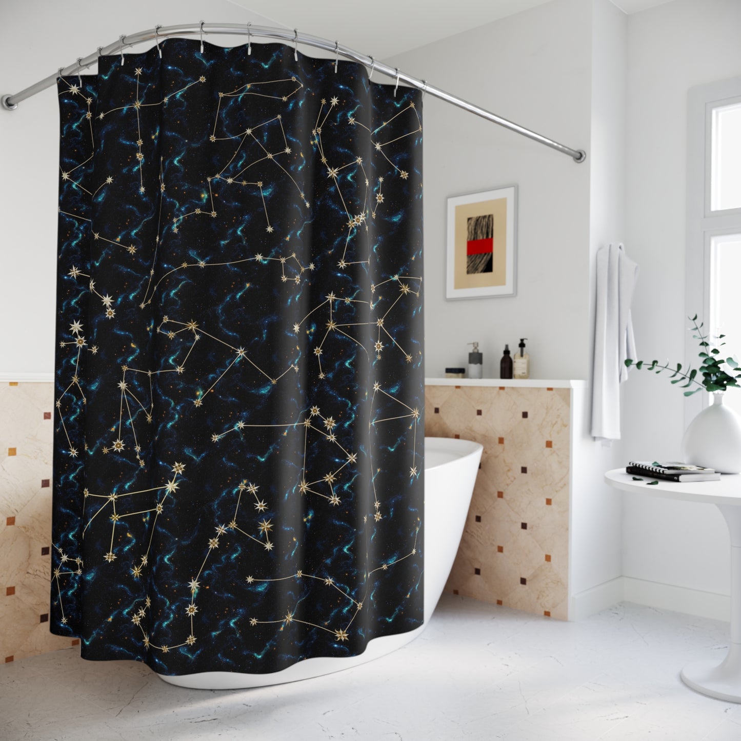 Shower Curtains - Zodiac Galaxies