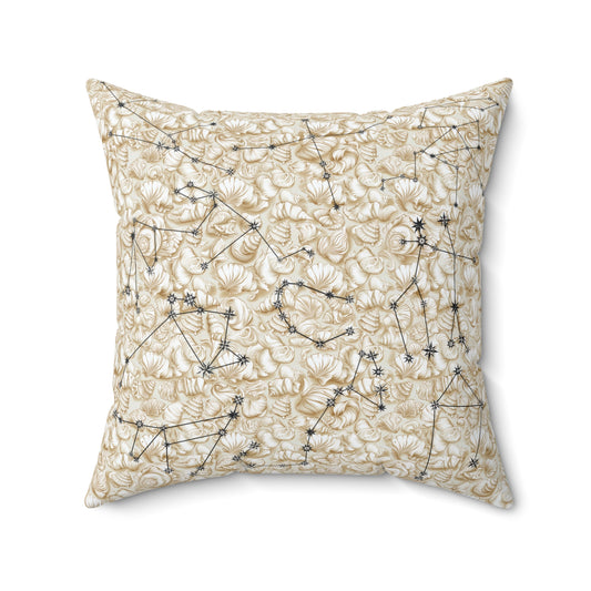 Square Pillow - Zodiac Shells