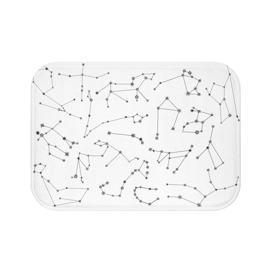 Bath Mat - Zodiac White